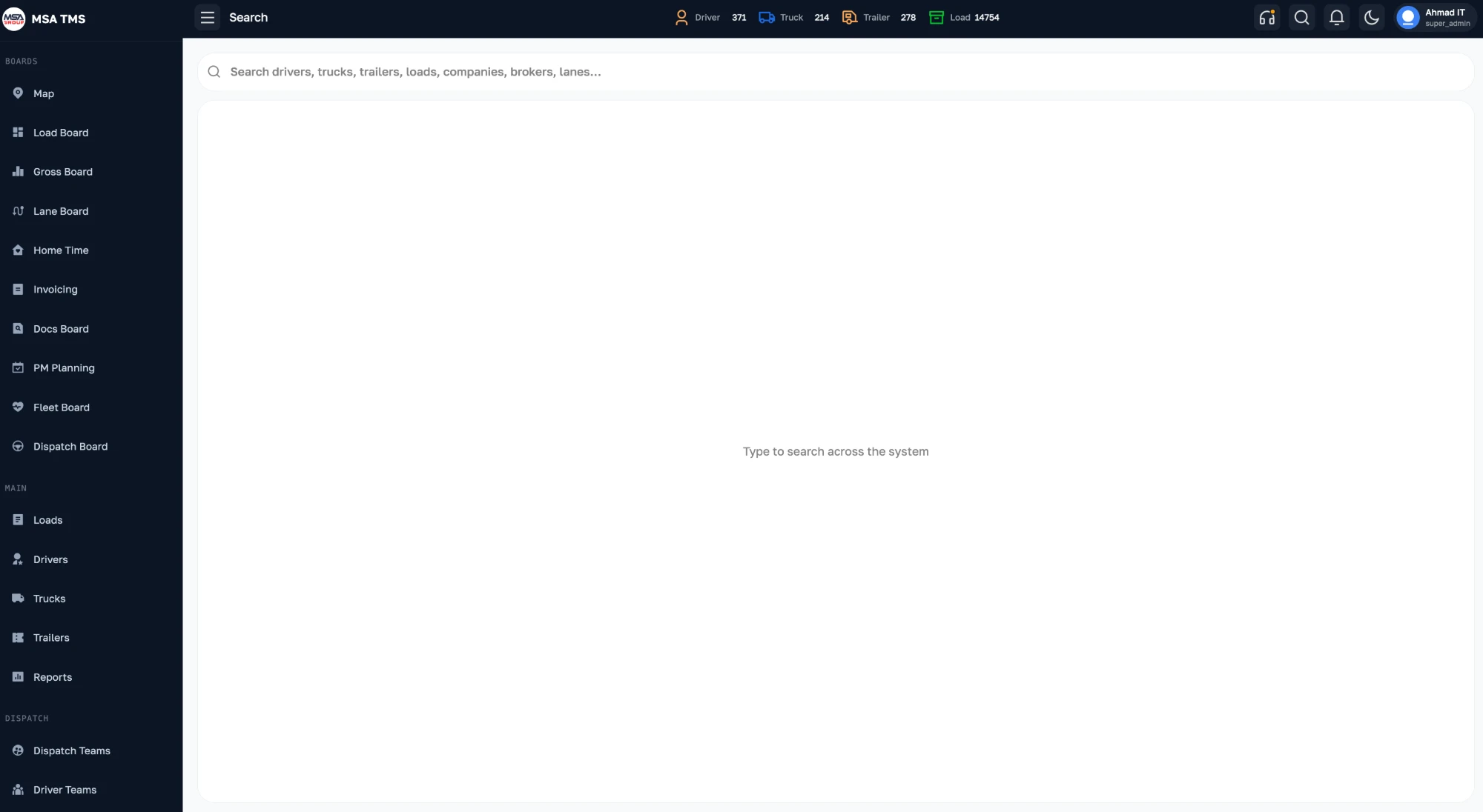 Global search