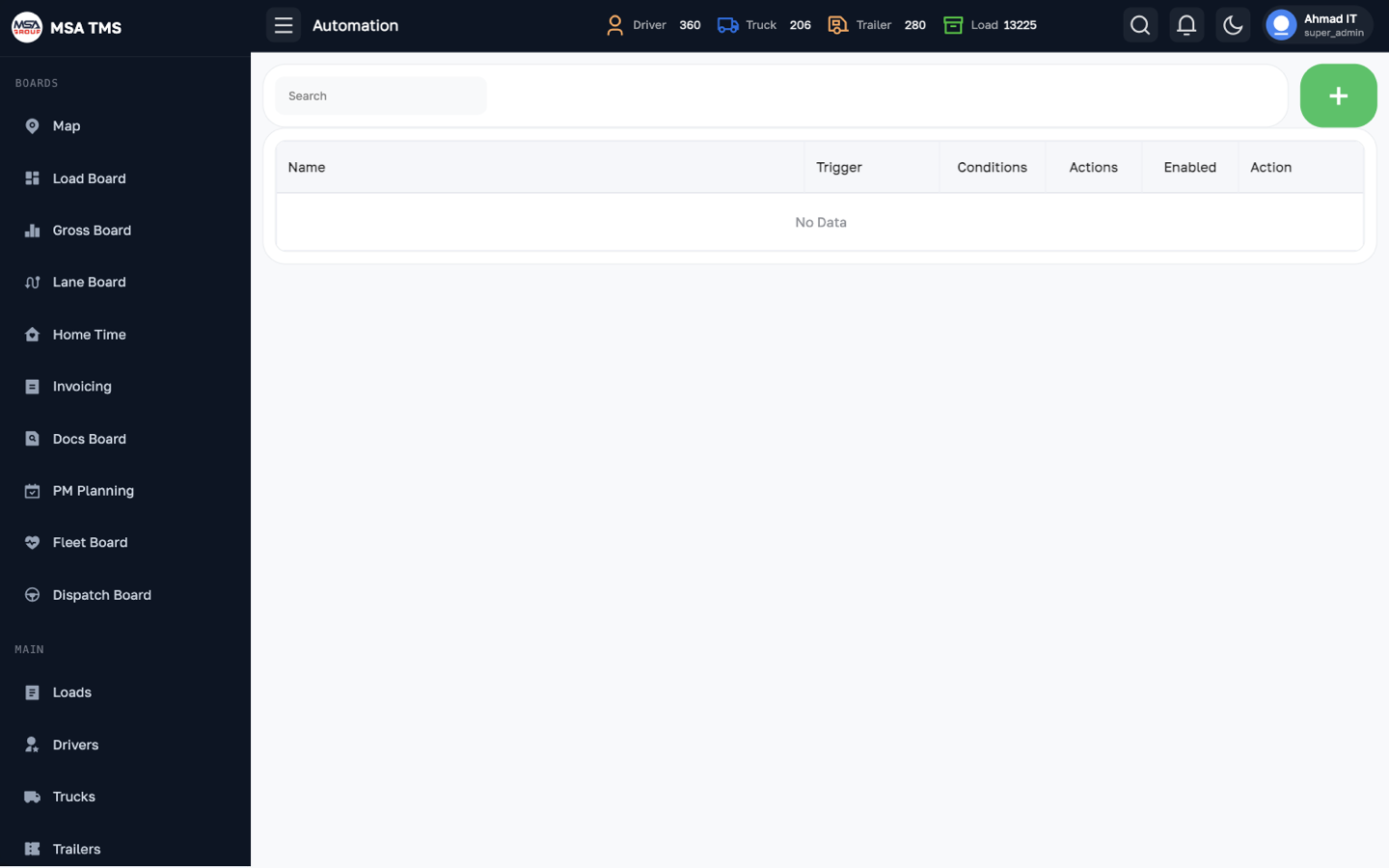 Settings / Automation